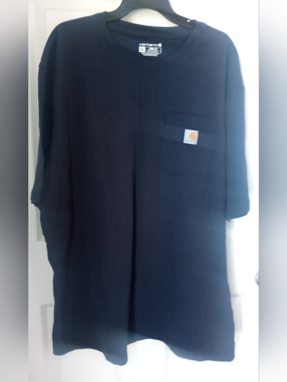 Carhartt Short-Sleeve Pocket Tee in Navy Blue